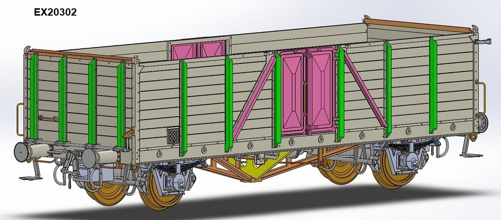 SNCF Villach mit französischen Lagern und Änderungen